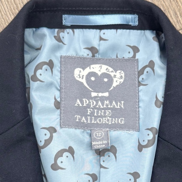 Appaman Navy Kids Blazer and Pants Set - Picture 2 of 2